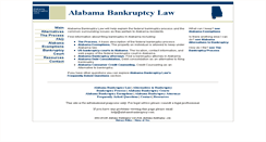 Desktop Screenshot of alabamabankruptcy.com