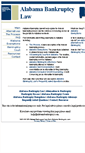 Mobile Screenshot of alabamabankruptcy.com